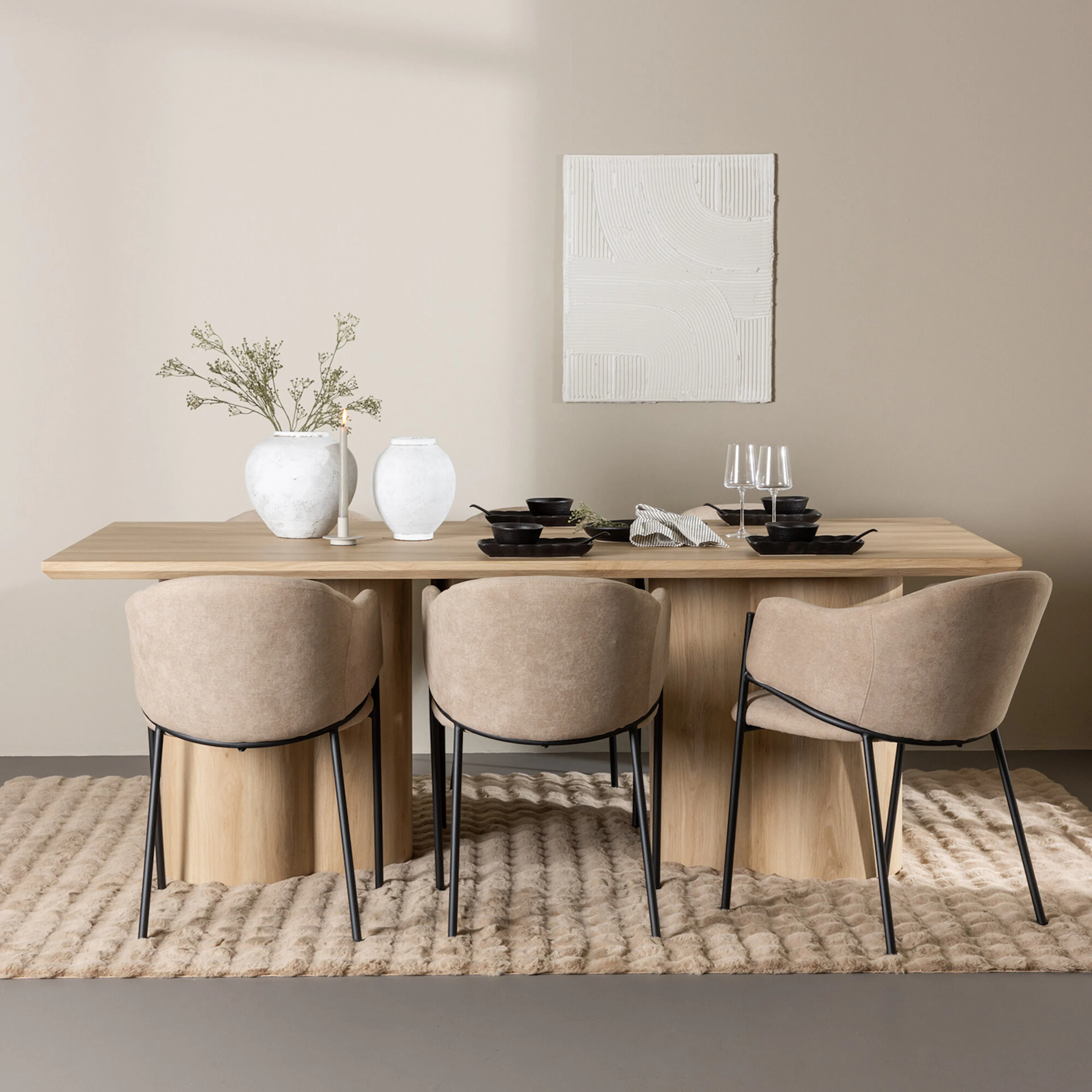 Vittvätt/Beige