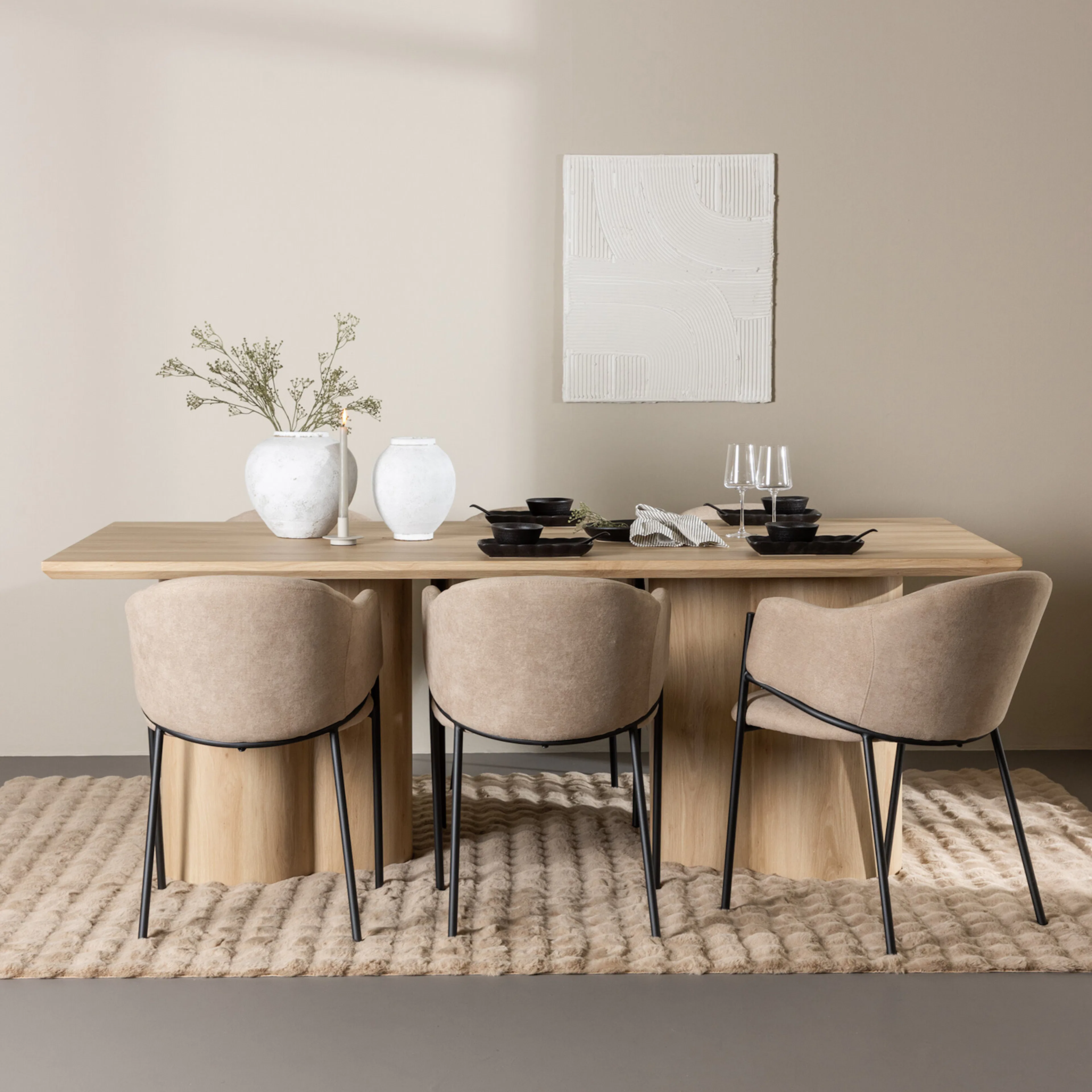 Vittvätt/Beige