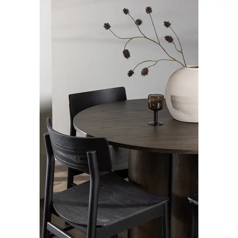 Matgrupp Venture Home Olivia Ø110 cm med 4st Montros Matstolar