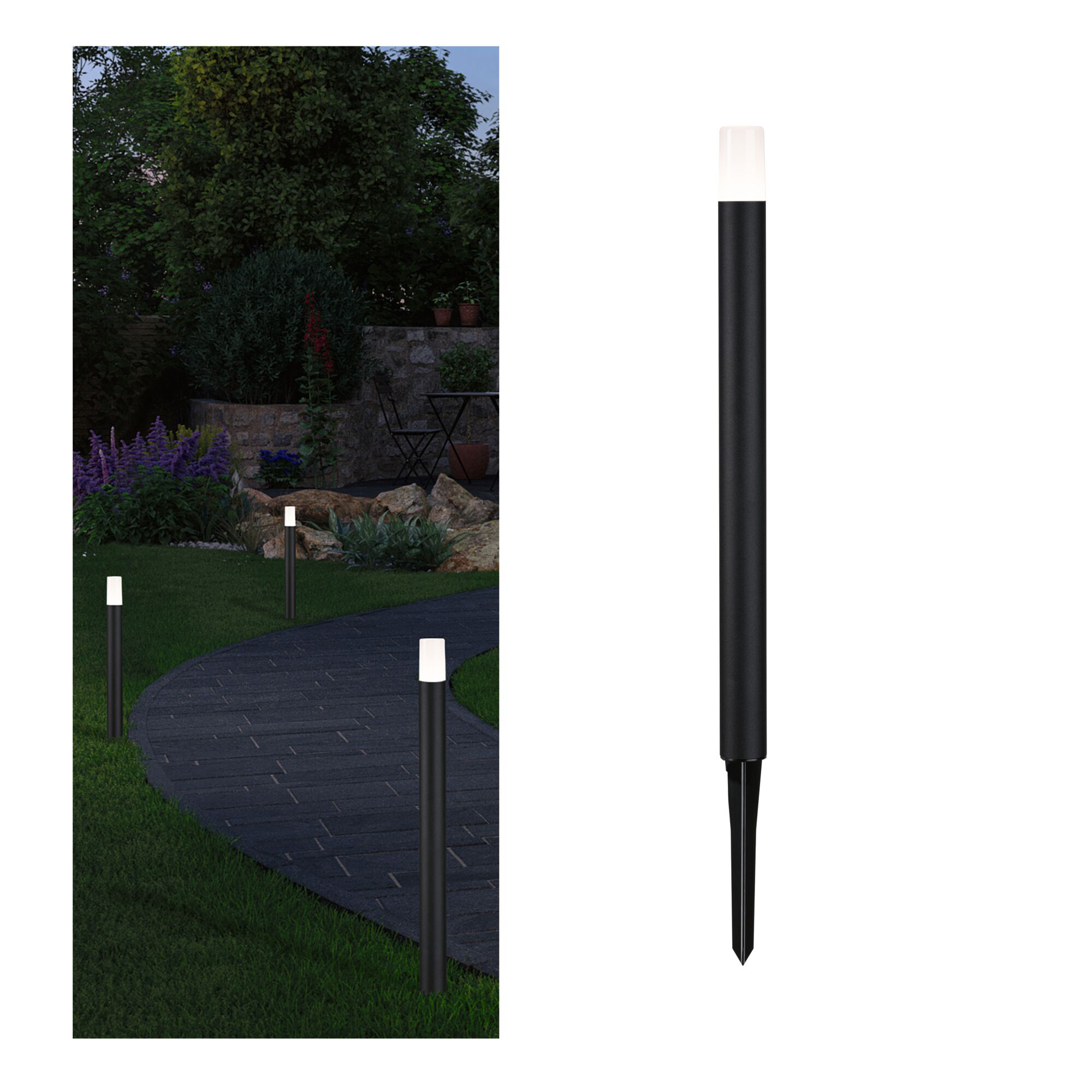 Pollare LED Paulmann Flarea Plug & Shine IP65 24V Höjd: 600 mm