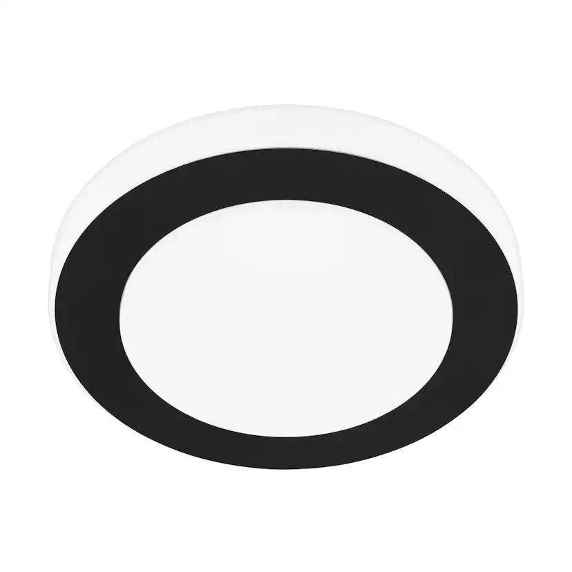 Vägg-/Taklampa Eglo Led Carpi 300 mm, Svart, Vit
