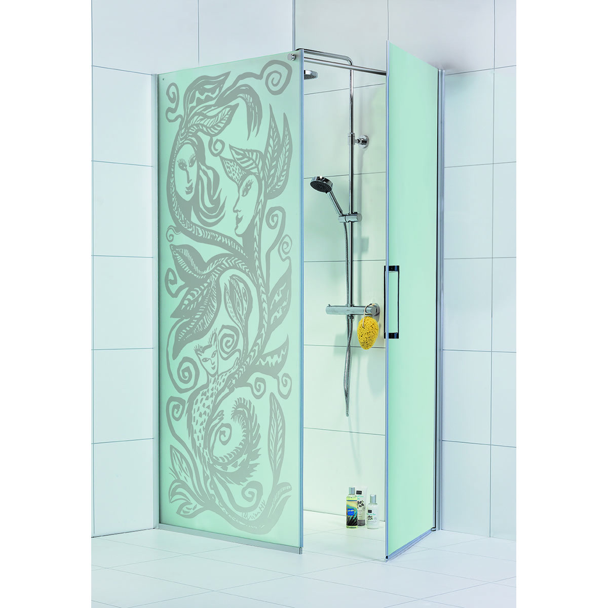 Duschhörna Noro Frost Concept Happy+Frostat Glas