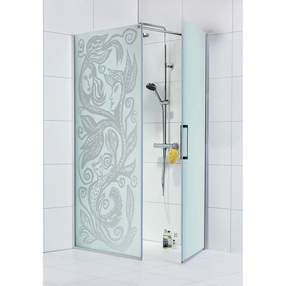 Duschhörna Noro Frost Concept Happy+Frostat Glas