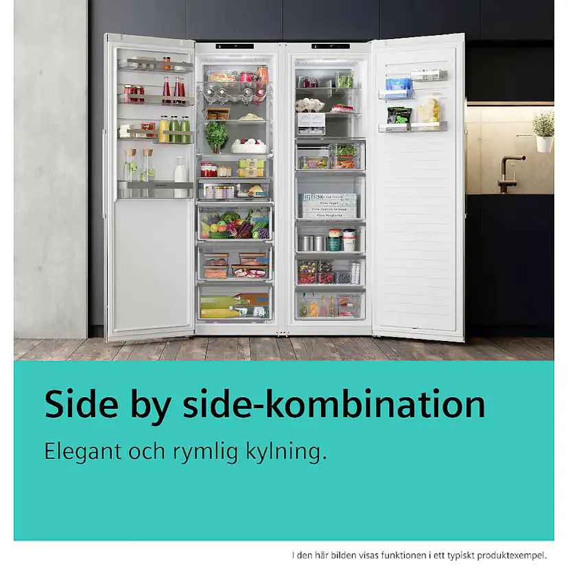 Fristående Frysskåp Siemens GS36NVWCG iQ300 Vit