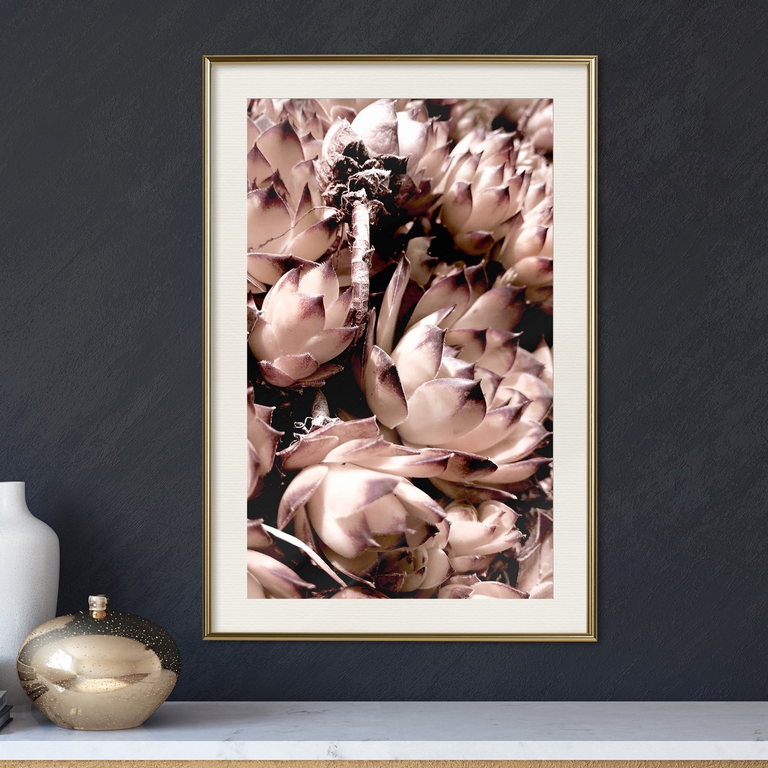 Affisch - Orpheus [Poster] 30x45 Guld ram med passepartout, 30x45 cm