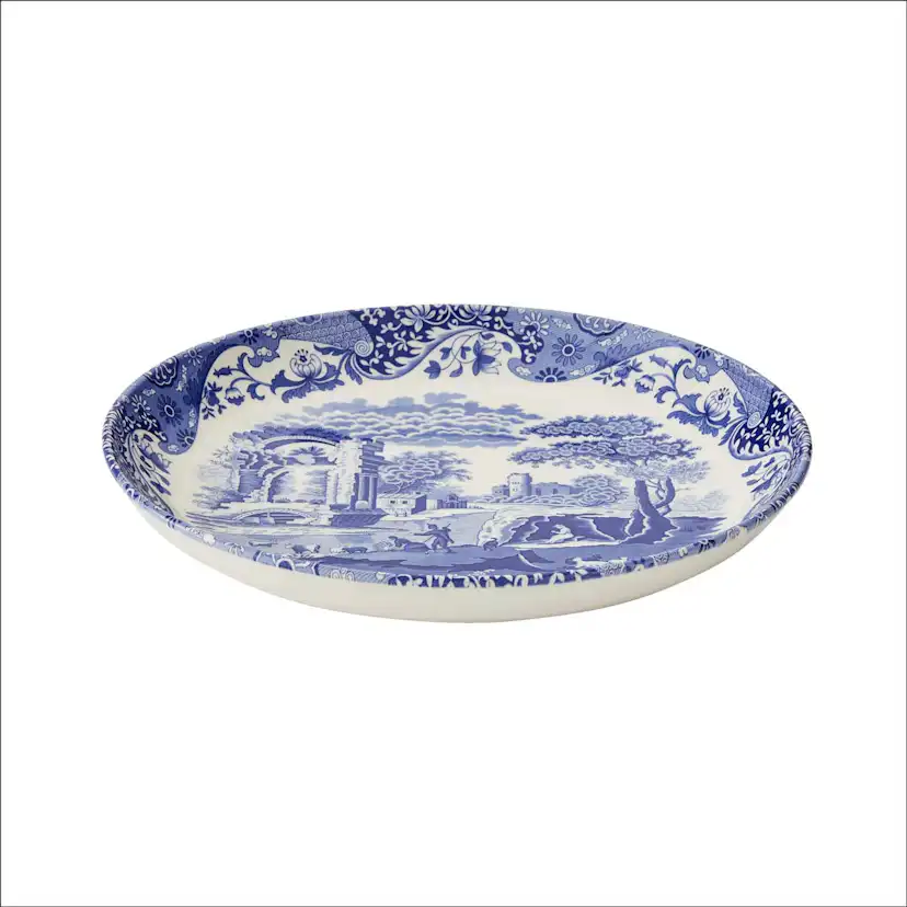 Blue Italian pastaskål 300 mm