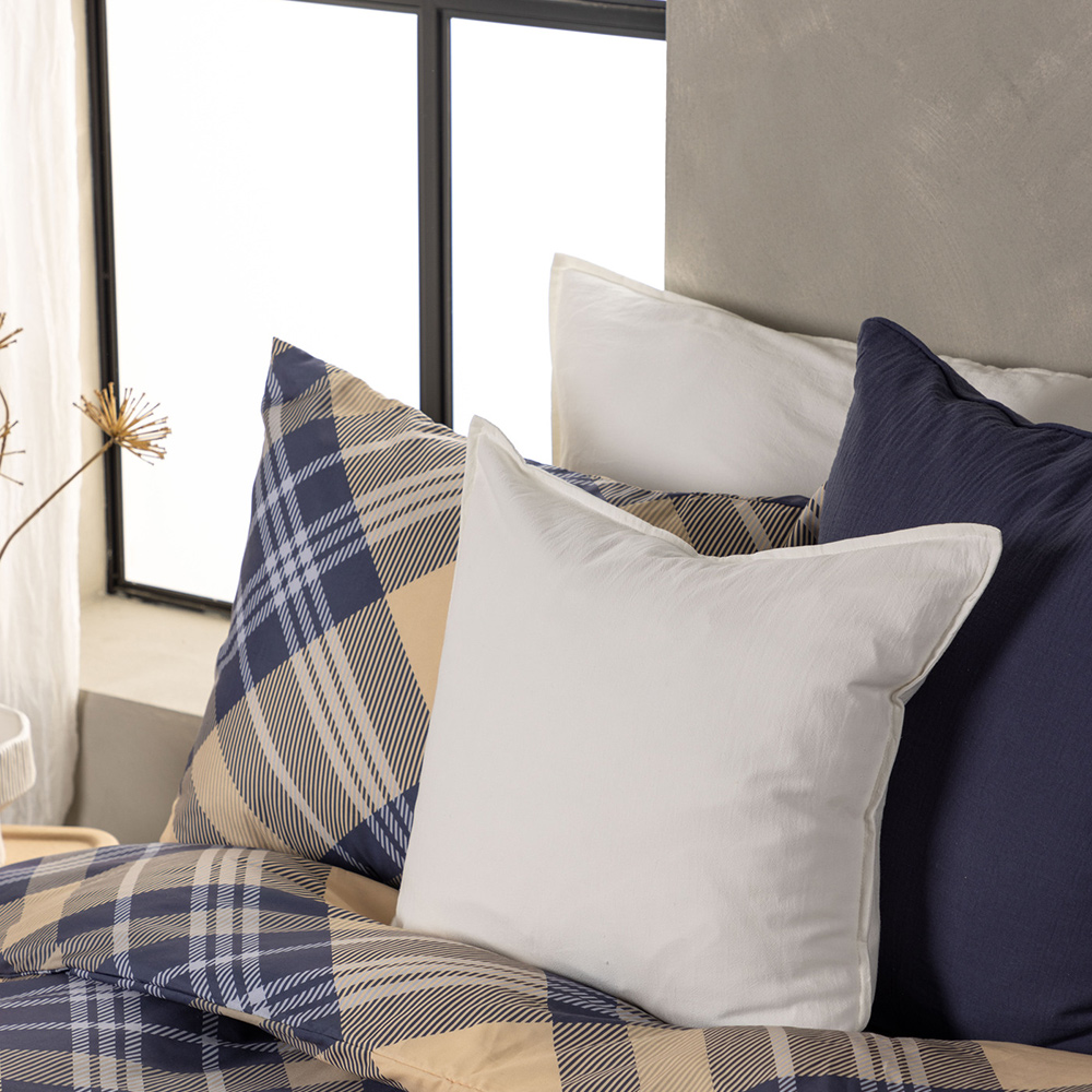 Ronja Cushion Cover Washed Cotton - White Vit