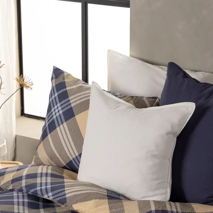 Ronja Cushion Cover Washed Cotton - White Vit