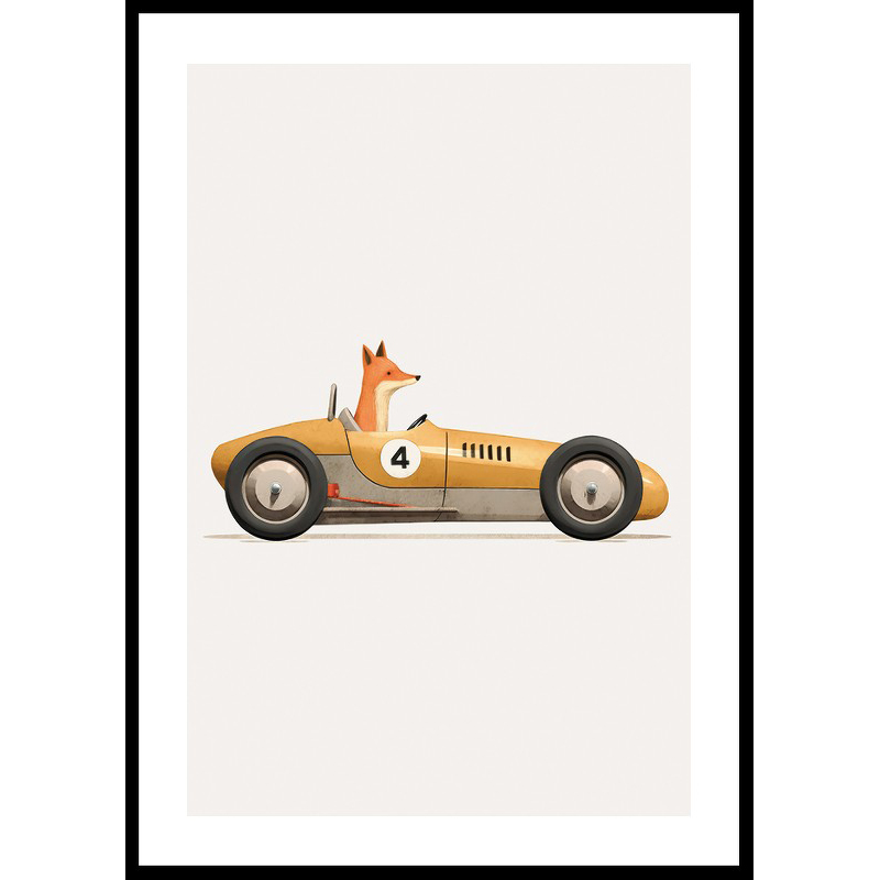 Poster Gallerix Fox In Toy Car