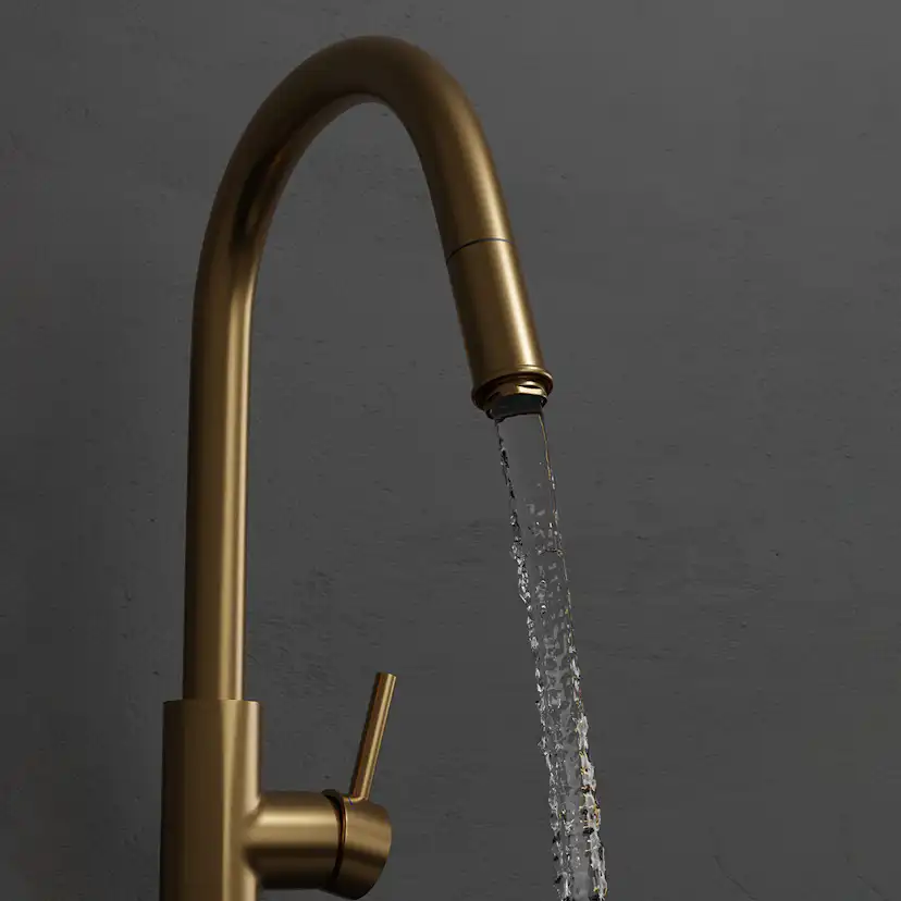 Köksblandare Scandtap Steel Access med Utdragbar Pip