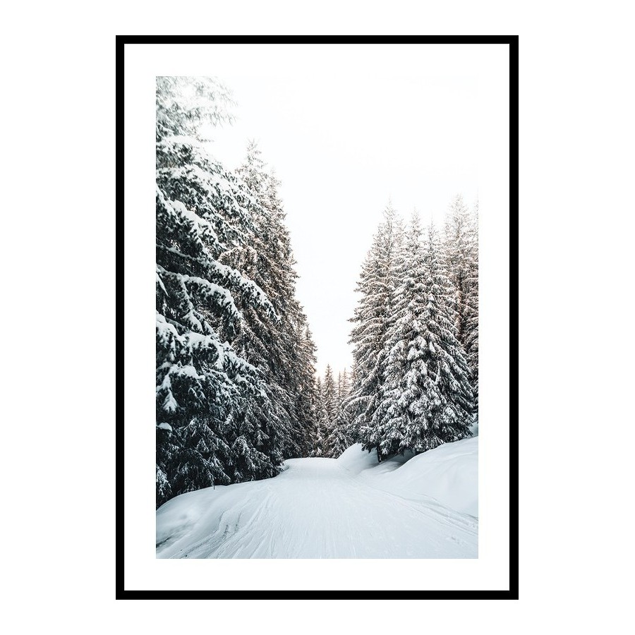 Poster Gallerix Snow Covered Road