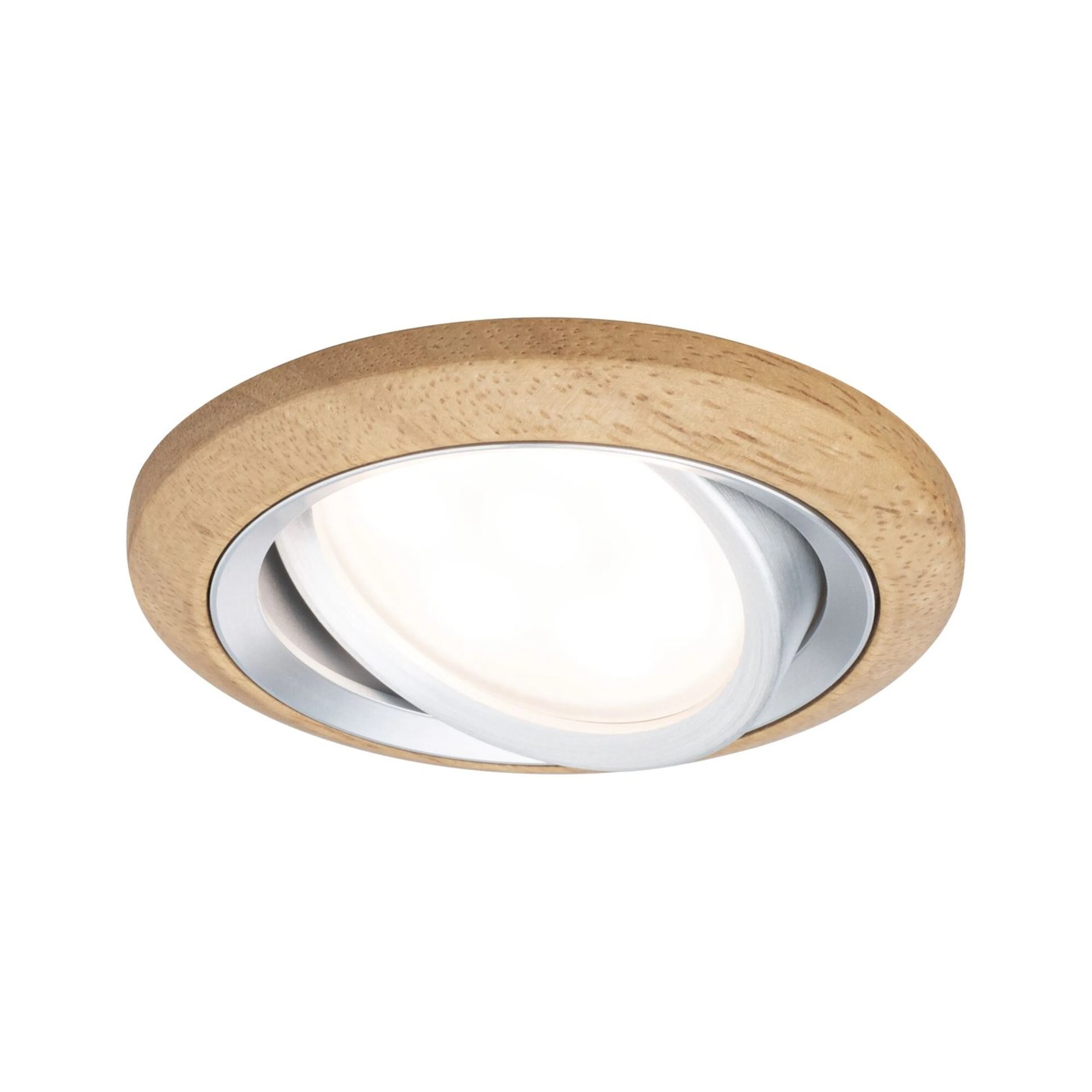 Downlight Paulmann Lanati Oljad ekfärg, svarvad aluminium, 1-pack