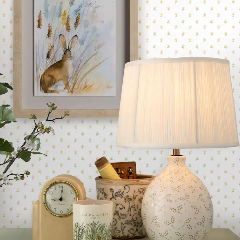 Tapet Laura Ashley Trä Violet Ochre Gul 119866
