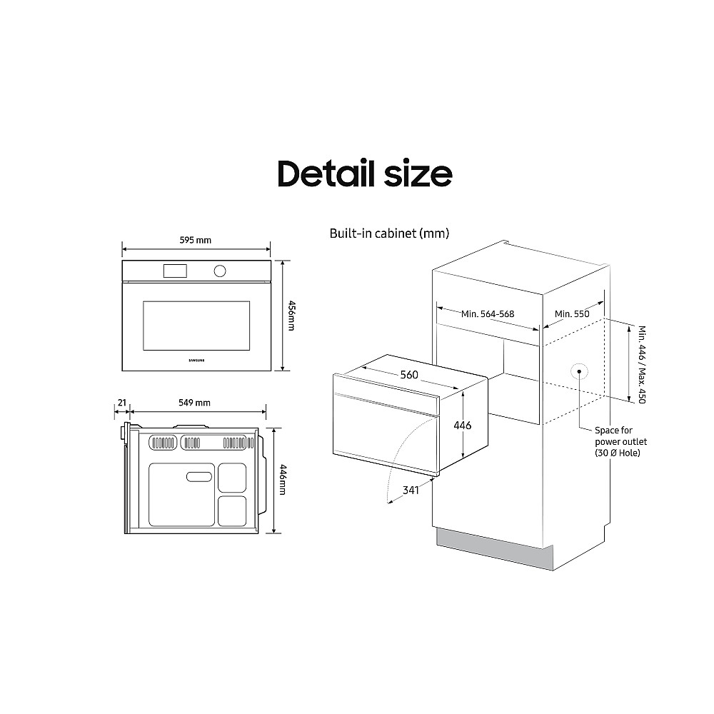 Ugn- och micropaket Samsung NV7B6699ACKU1 + NQ5B6753CAKU1