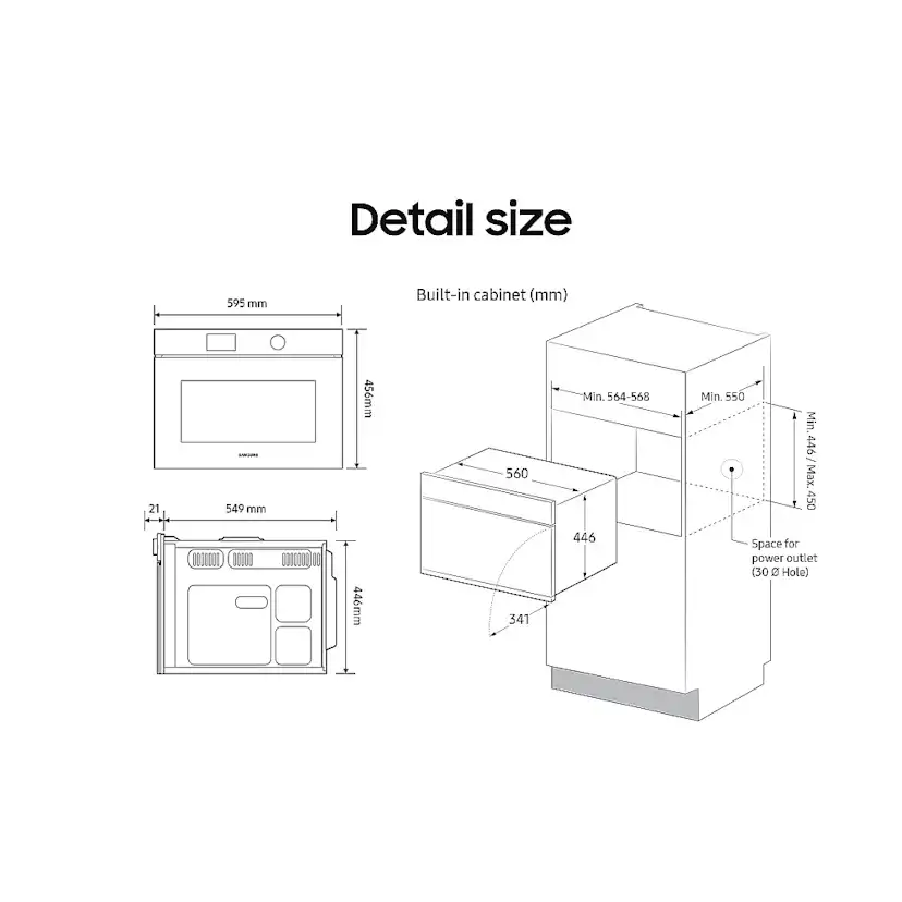 Ugn- och micropaket Samsung NV7B6699ACKU1 + NQ5B6753CAKU1