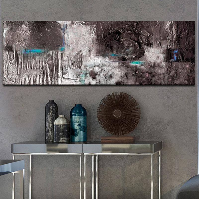 Handmålad Tavla Arkiio  Silver Machine