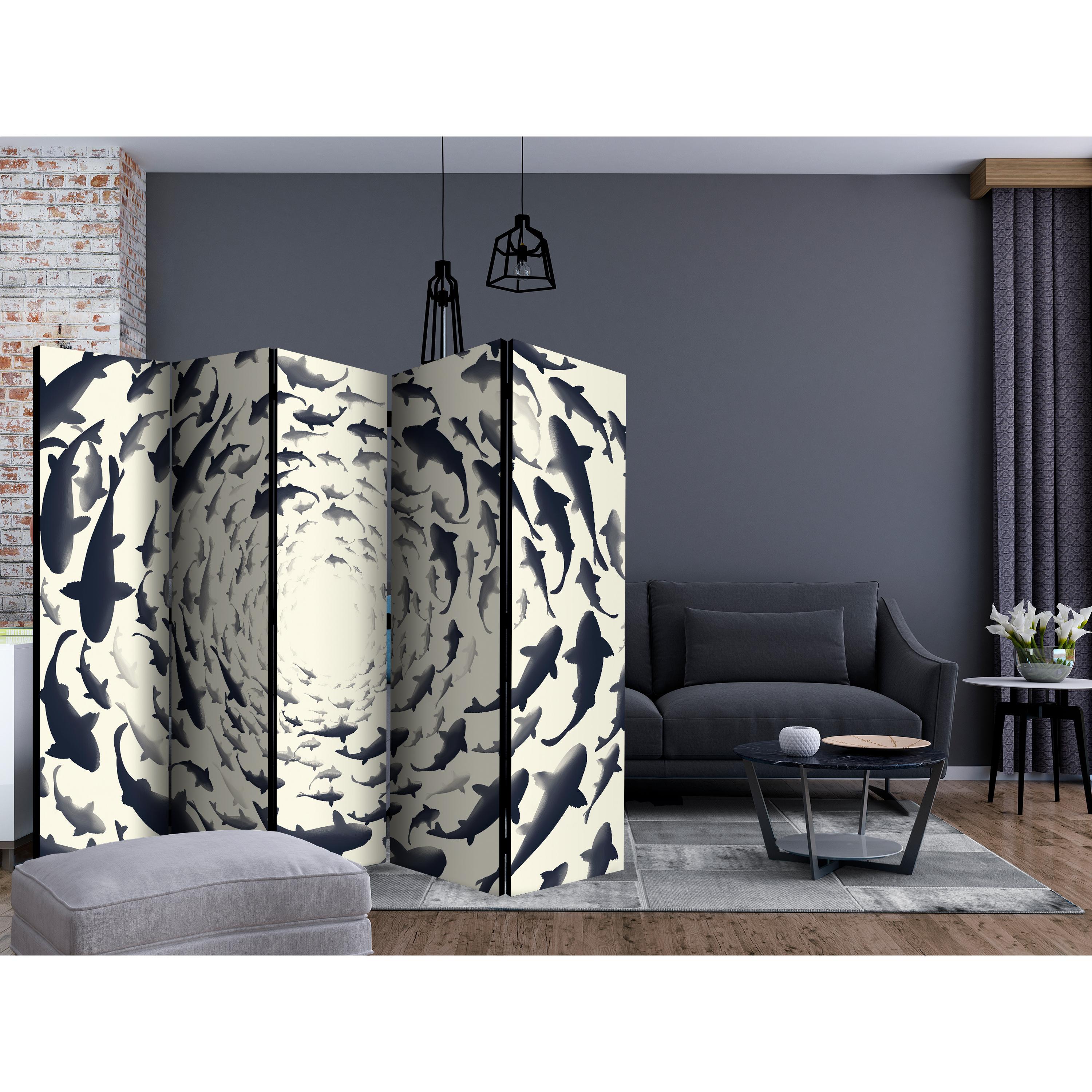 Rumsavdelare Skärmvägg Arkiio Fish Swirl II 225x172 cm