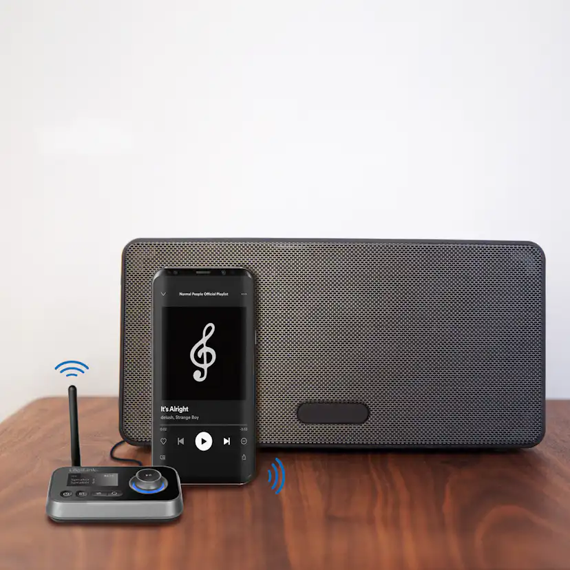 Bluetooth 5.0 2-in-1 Audio sändare/mottagare LogiLink