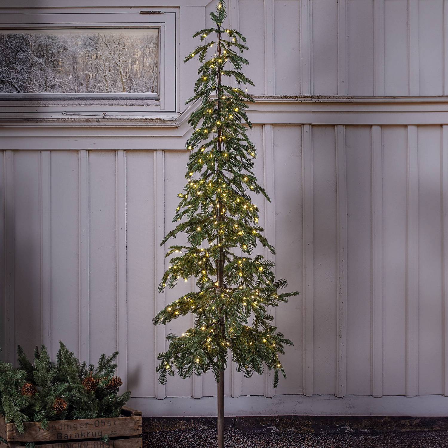 Julgran Star Trading Grantorp Plastgran 180 cm med LED 240 Ljus