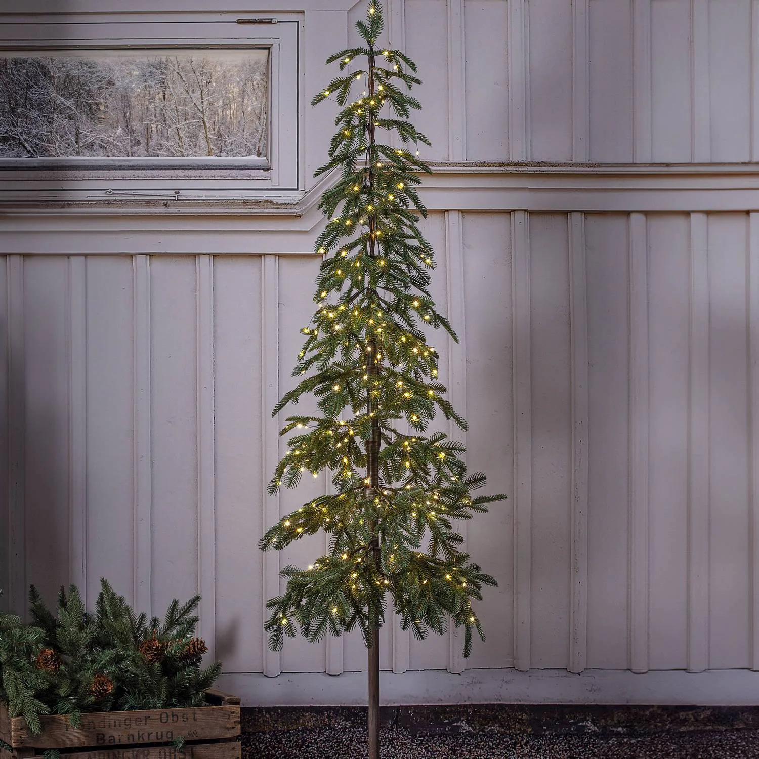 Julgran Star Trading Grantorp Plastgran 180 cm med LED 240 Ljus
