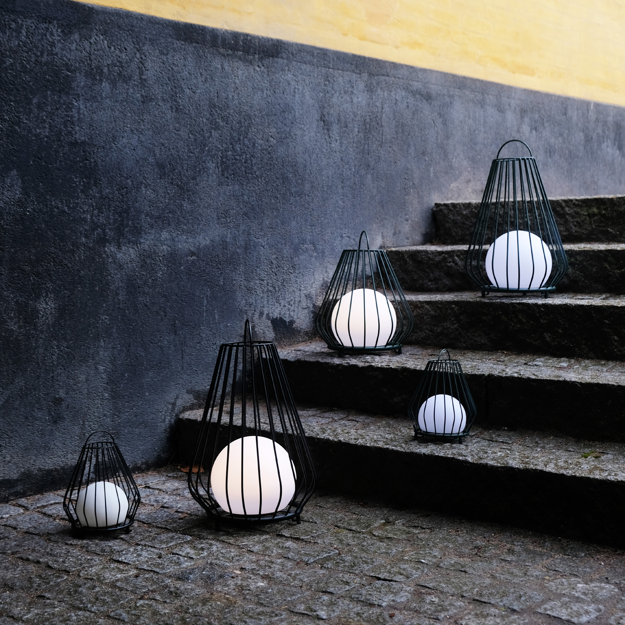 Solcellslampa Dyberg Larsen Evesham LED-Lykta Medium