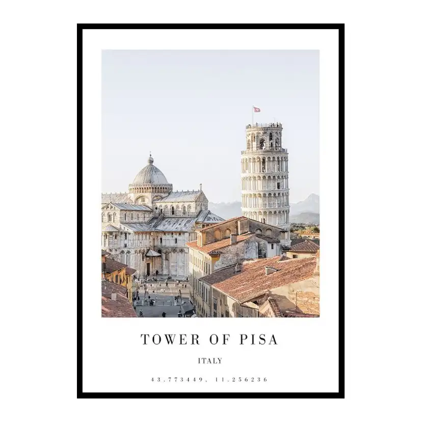 Poster Gallerix Tower Of Pisa