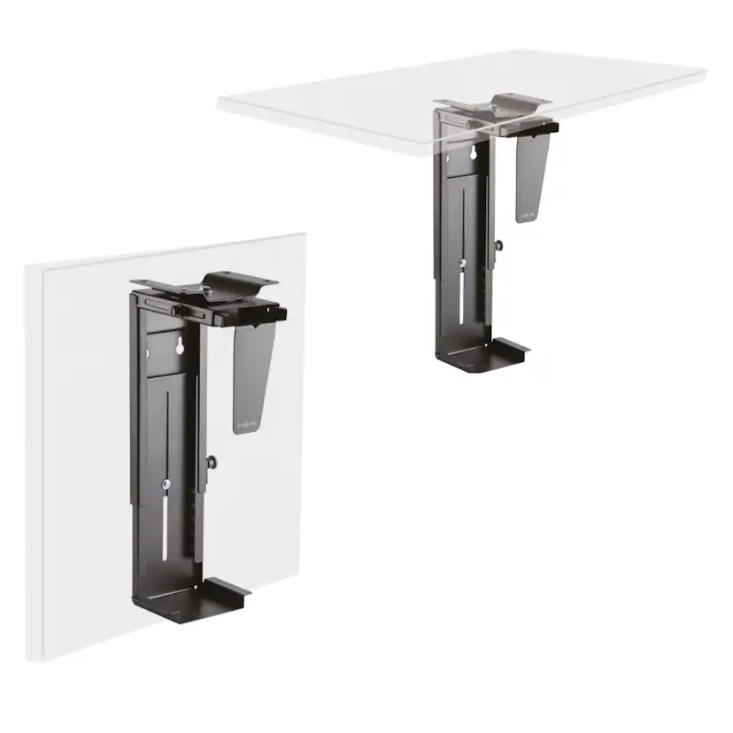 Datorhållare LogiLink Bord/Vägg Justerbar