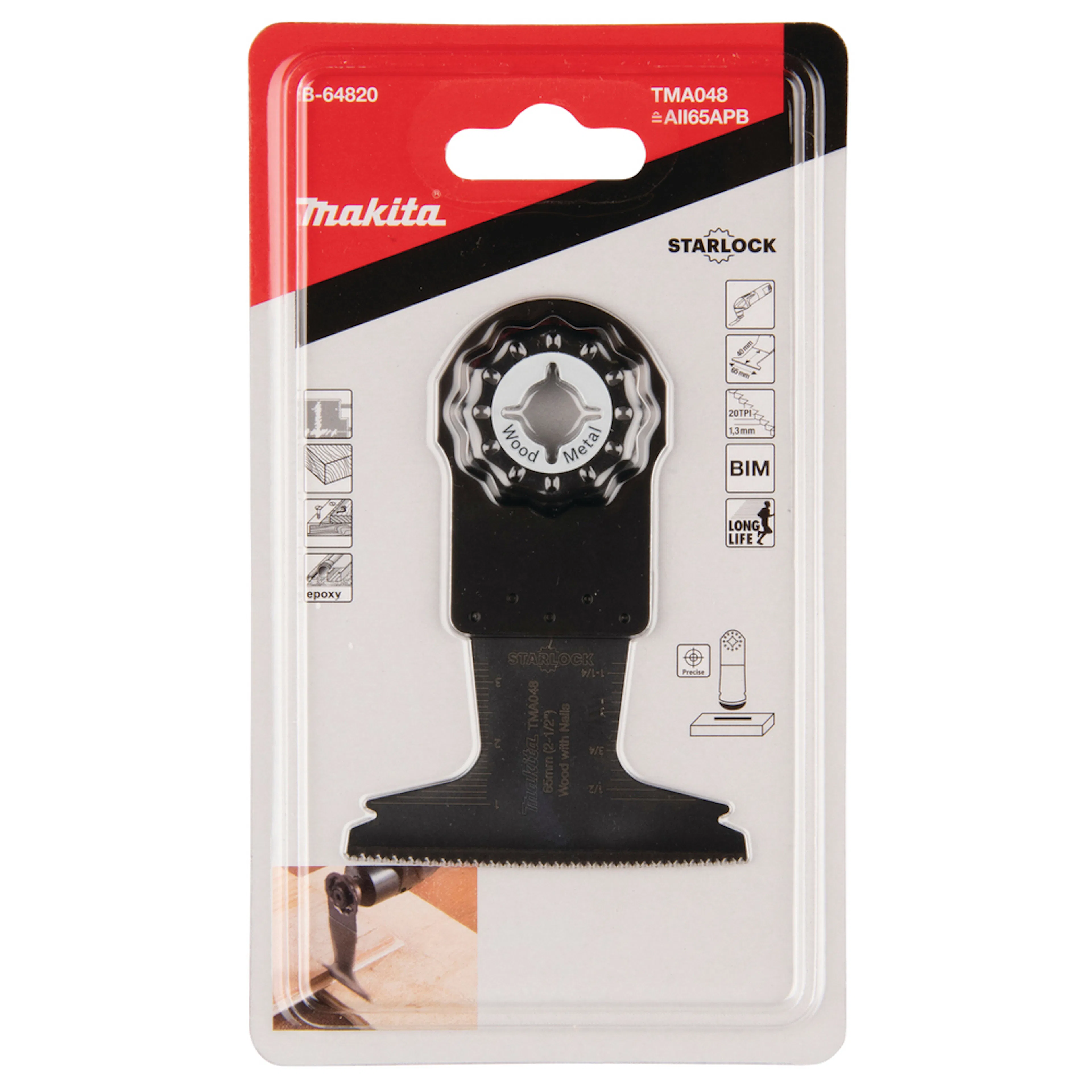 Multiblad Starlock Makita Japantandning Bim 32Mm