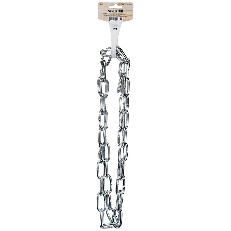 KÄTTING LL EFZ 2M Ø6MM Elförzinkad, D: 6 mm, L: 2 m