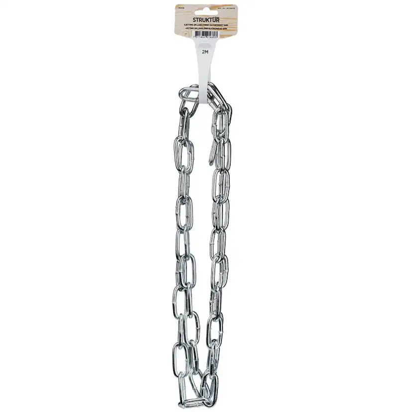 KÄTTING LL EFZ 2M Ø6MM Elförzinkad, D: 6 mm, L: 2 m