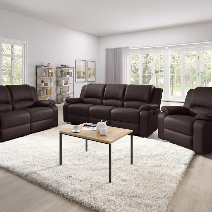 Reclinersoffa Manor House Norbo 3-sits Biosoffa i Konstläder
