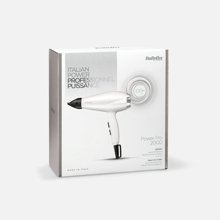 Hårfön Babyliss 6704WE Speed Pro 2000