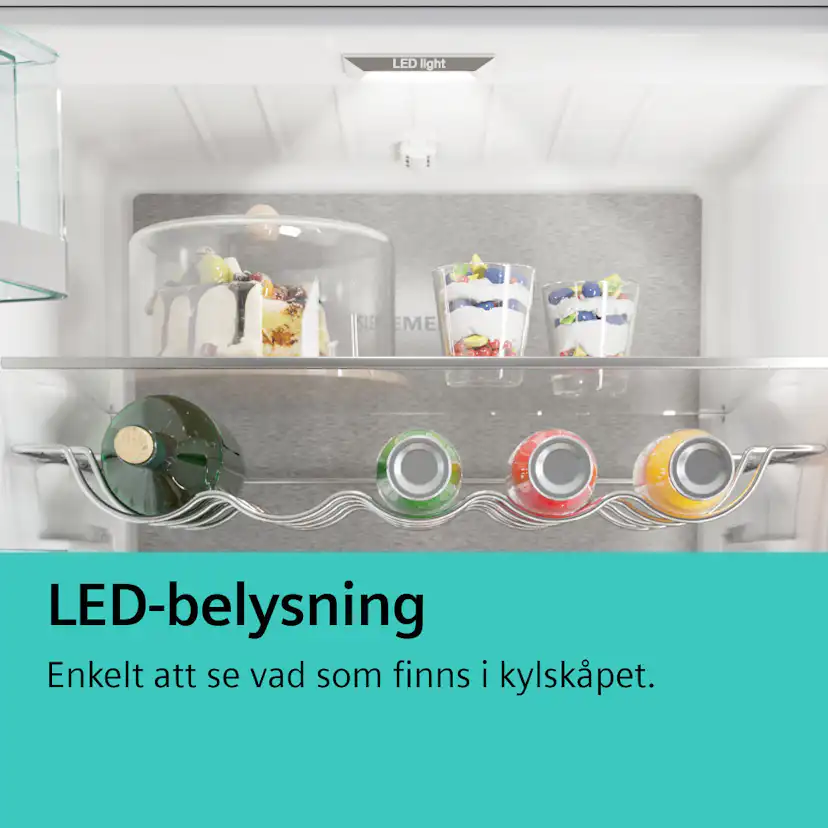 Integrerad Kyl/Frys Siemens iQ100 KI96NNSE0 med Automatisk Avfrostning