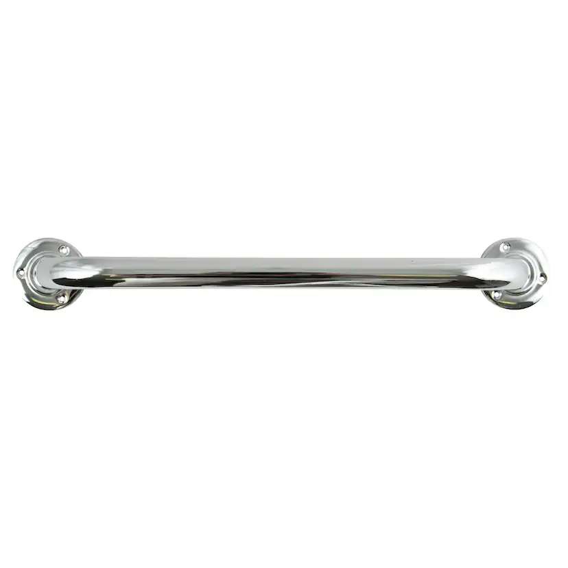Stödhandtag stål/krom Ø 25 mm 60 cm Krom, 60 cm