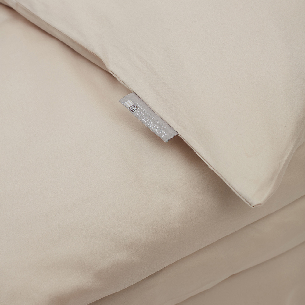 Hotel Cotton Sateen påslakan 150x210 cm Light Sand