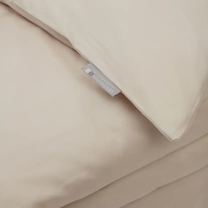 Hotel Cotton Sateen påslakan 150x210 cm Light Sand
