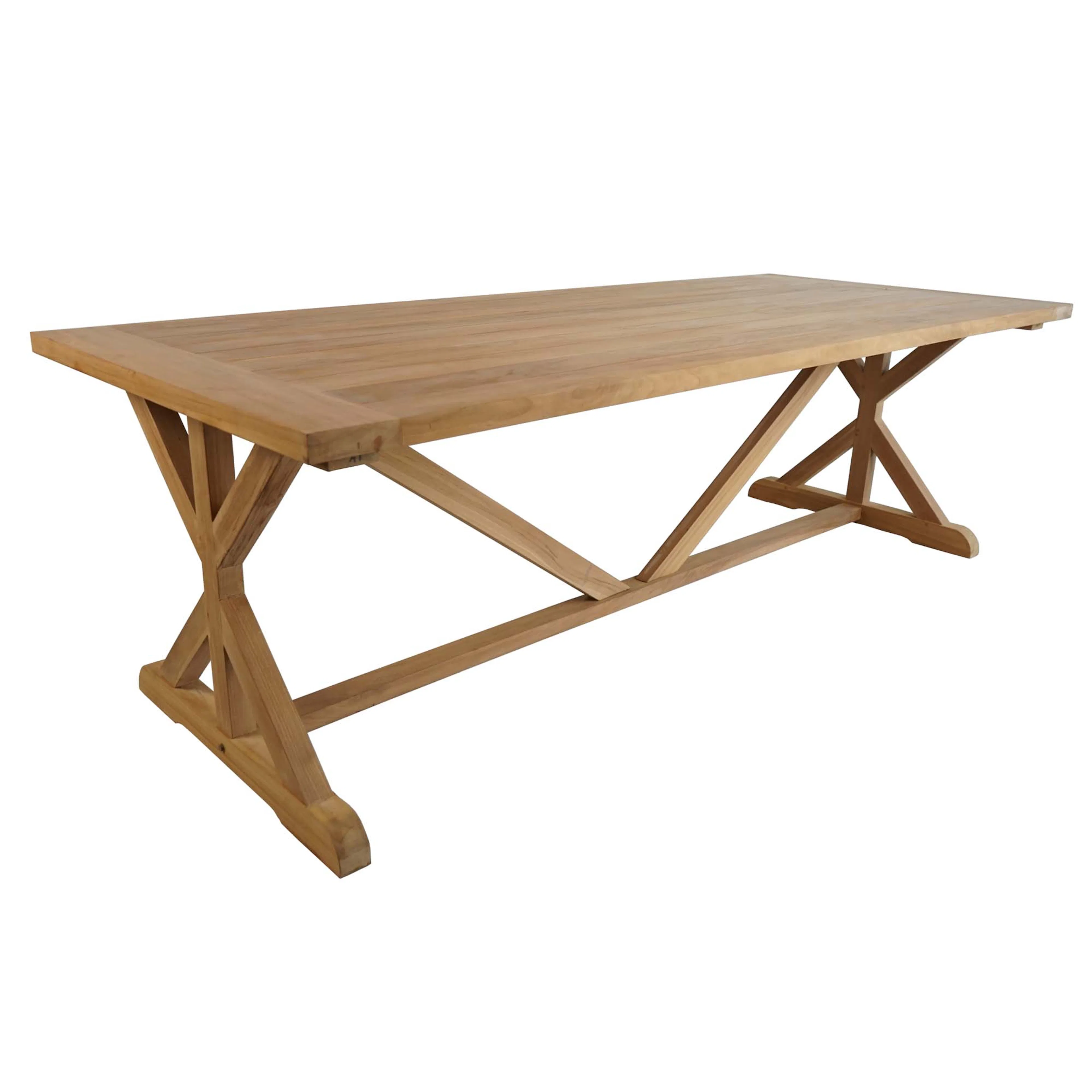 Trädgårdsbord Baltic Garden Prato bord med X-ben 240x100 cm