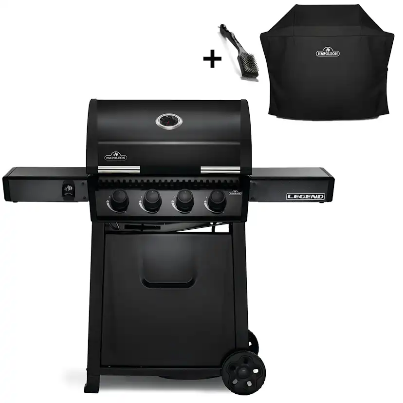 Gasolgrill Napoleon Legend 425 med Grillöverdrag och Grillborste