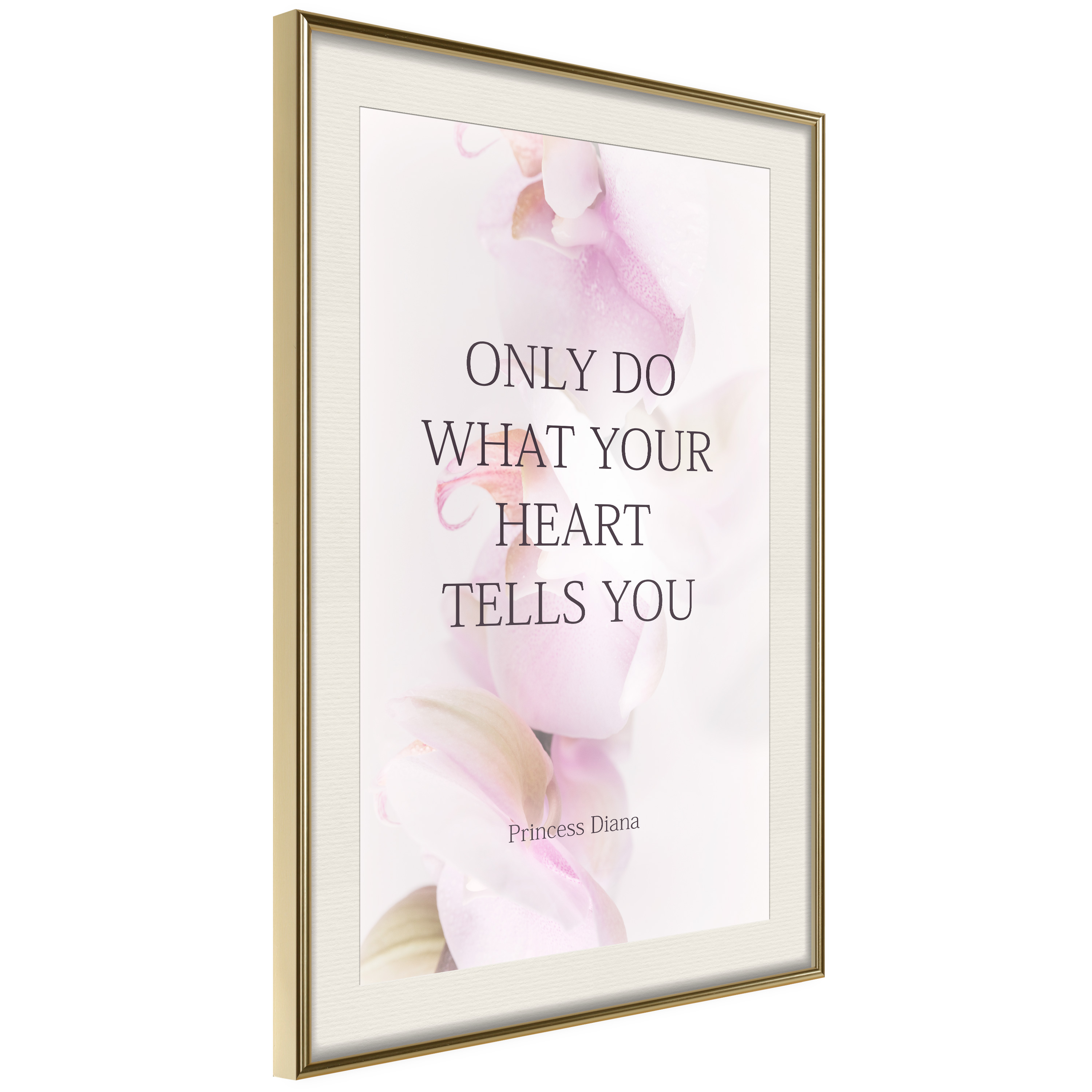 Poster Artgeist Affisch Do What Your Heart Tells