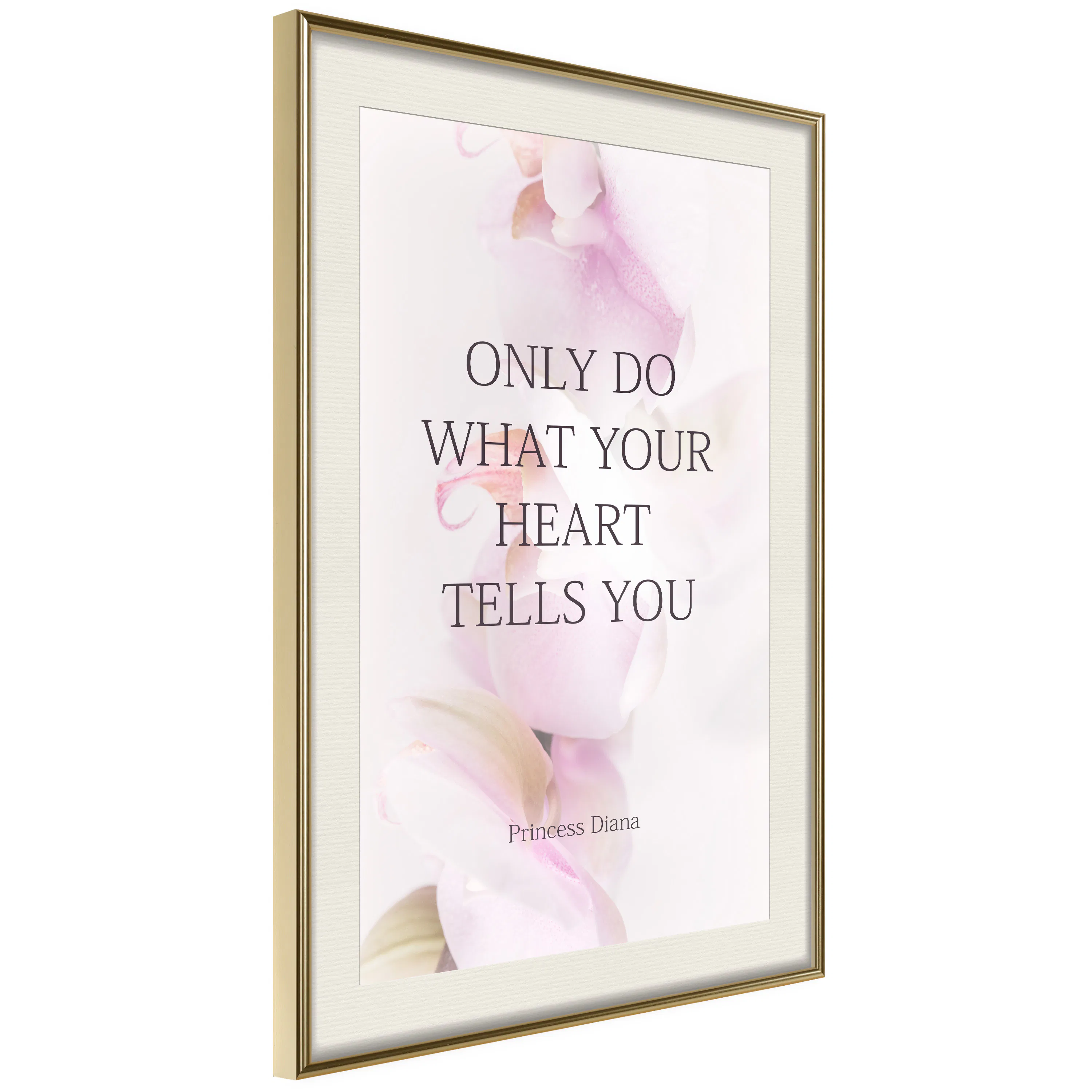 Poster Artgeist Affisch Do What Your Heart Tells