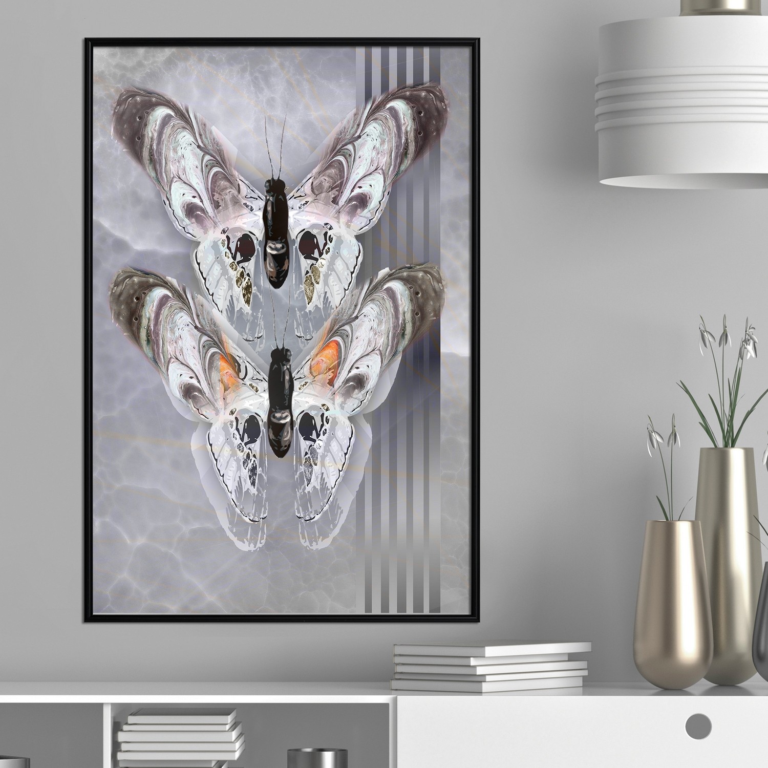 Poster Artgeist Affisch Couple Butterfly