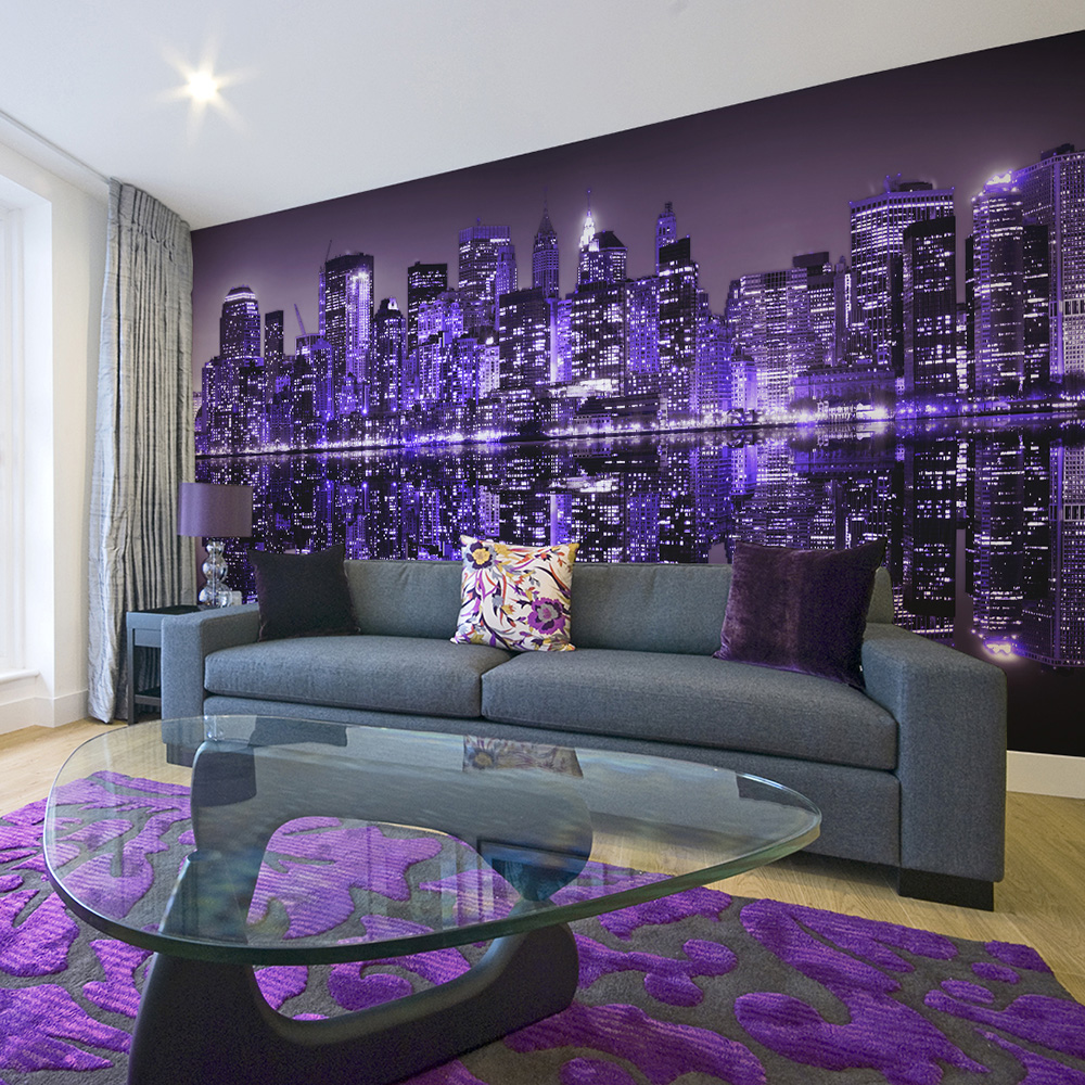 Fototapet XXL Arkiio American violet 550x270 cm