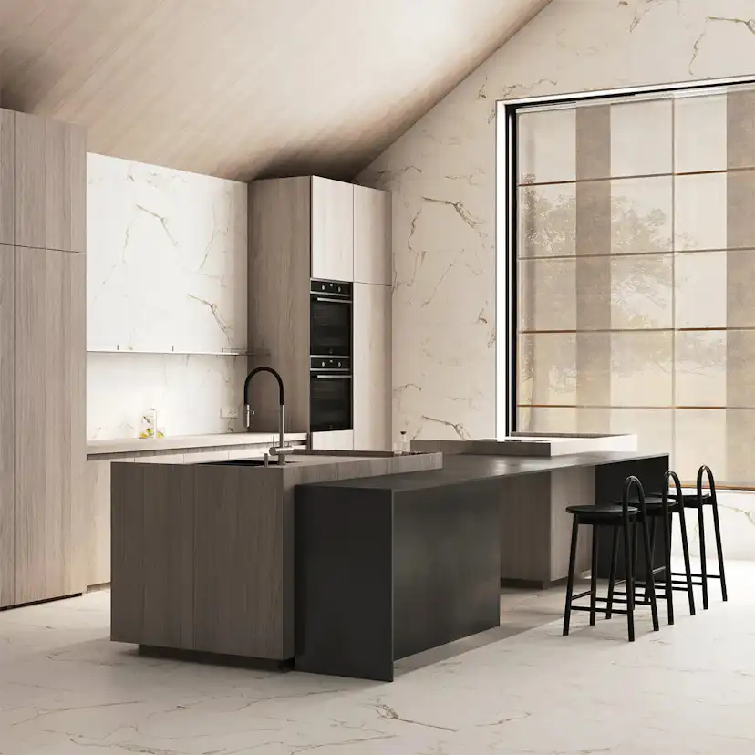 Klinker Tenfors Carrara Gold Marmor Matt 60x60