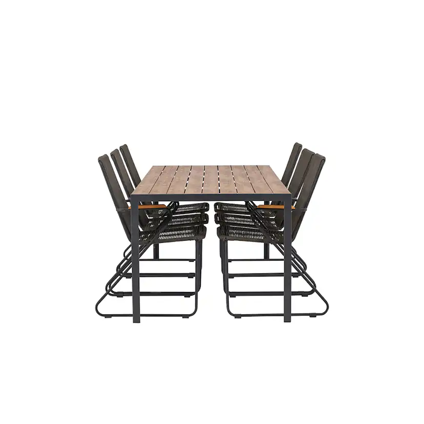 Matgrupp Venture Home Break Bord med 6 Bois Stolar