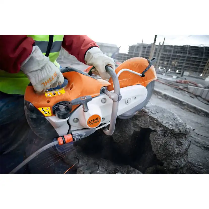 Kap- och Geringssåg STIHL TS 420 Kapmaskin med Långtidsfiltersystem och Diamantskiva
