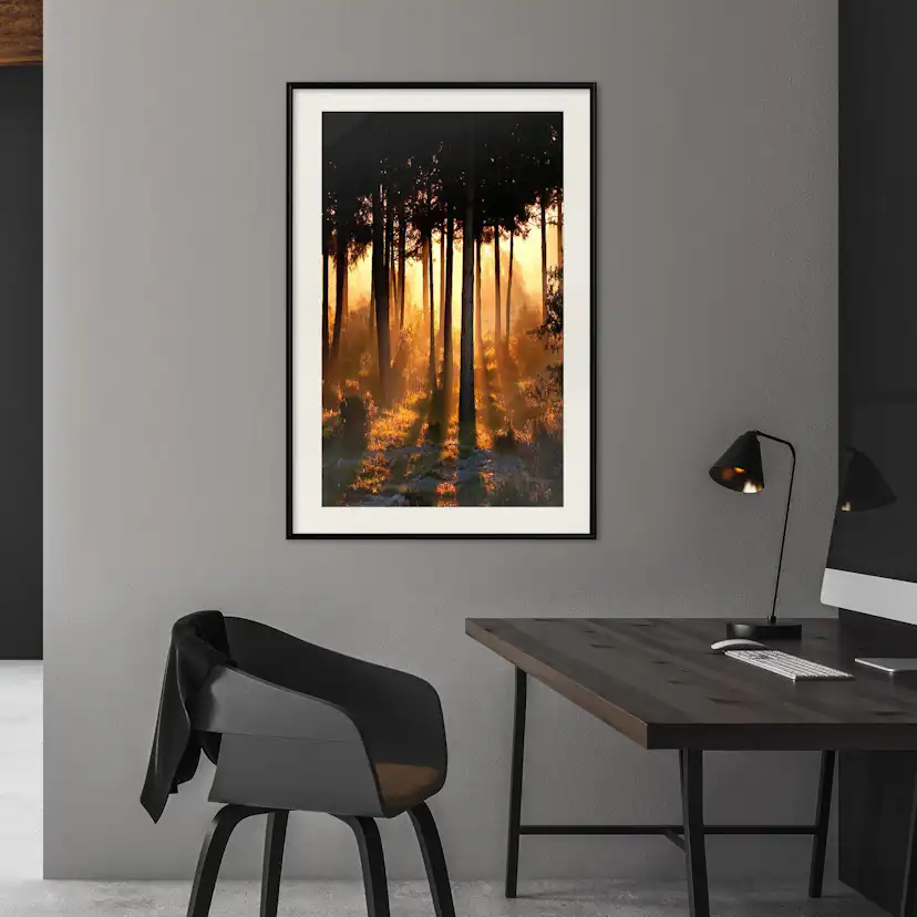 Poster Artgeist Affisch Honey Forest