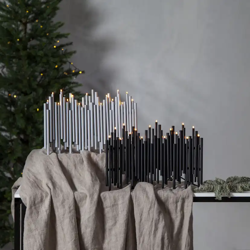 Ljusstake Note Svart 16L Svart