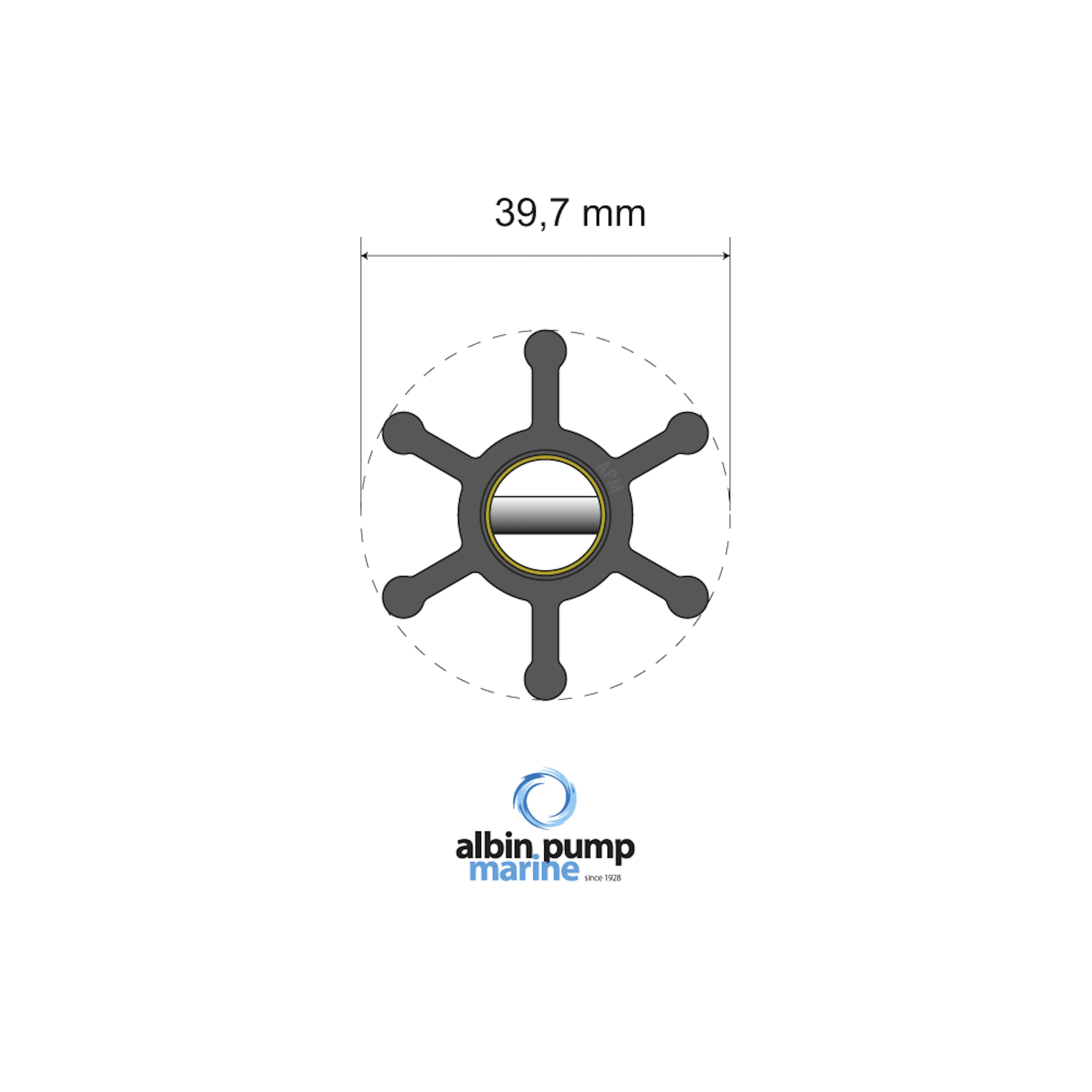 Impellerkit Albin Group Marine Premium 06-01-002