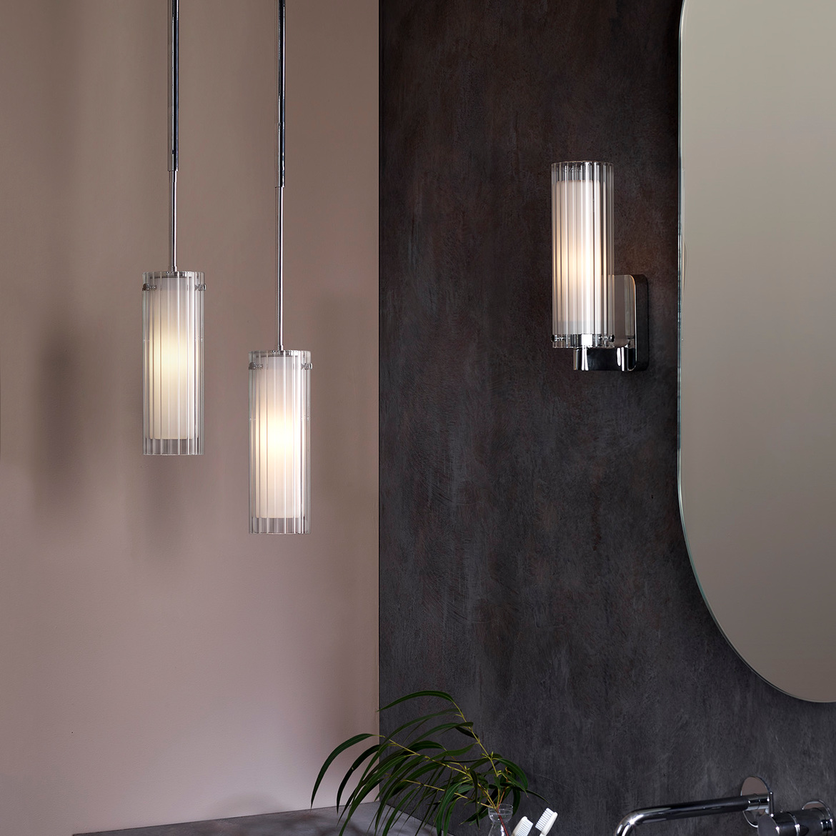Taklampa Astro Ottavino Krom LED Dimbar Takbelysning