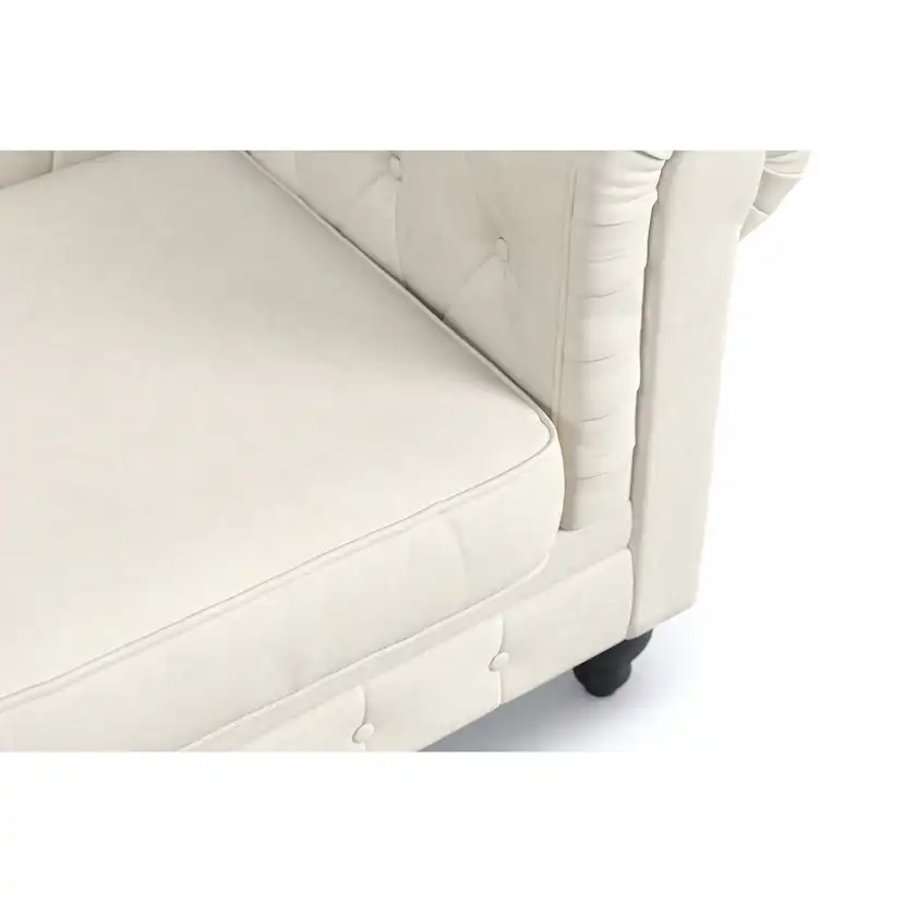 Soffa Manor House Chesterfield Lyx 3-sits Beige